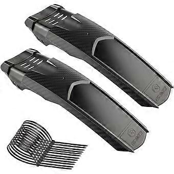 2 Pcs Bike Mudguards Water-Lock Front Rear Bike Fenders Bicycle Mud Guards Tire Wheel Cycling Wings Protector