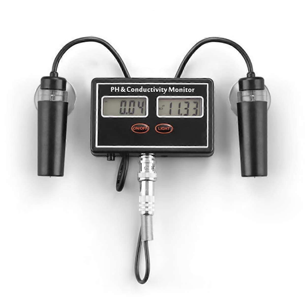 Water Tester, 2 in 1 PH EC Meter for Aquarium, Hydroponics