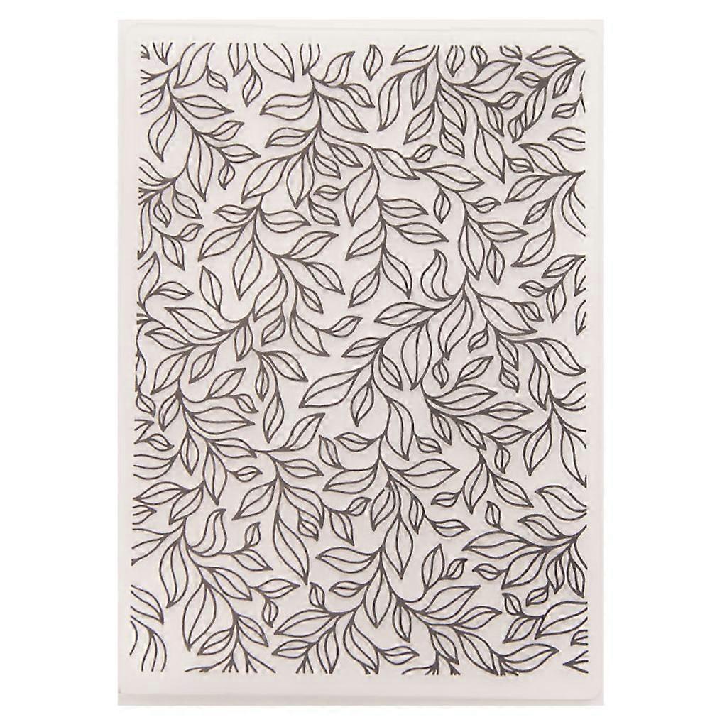 Plastic Embossing Folder DIY Craft Template Mold Stamp Stencils Scrapbook Paper Card Photo Album Making Tool Tree Leaves Clear