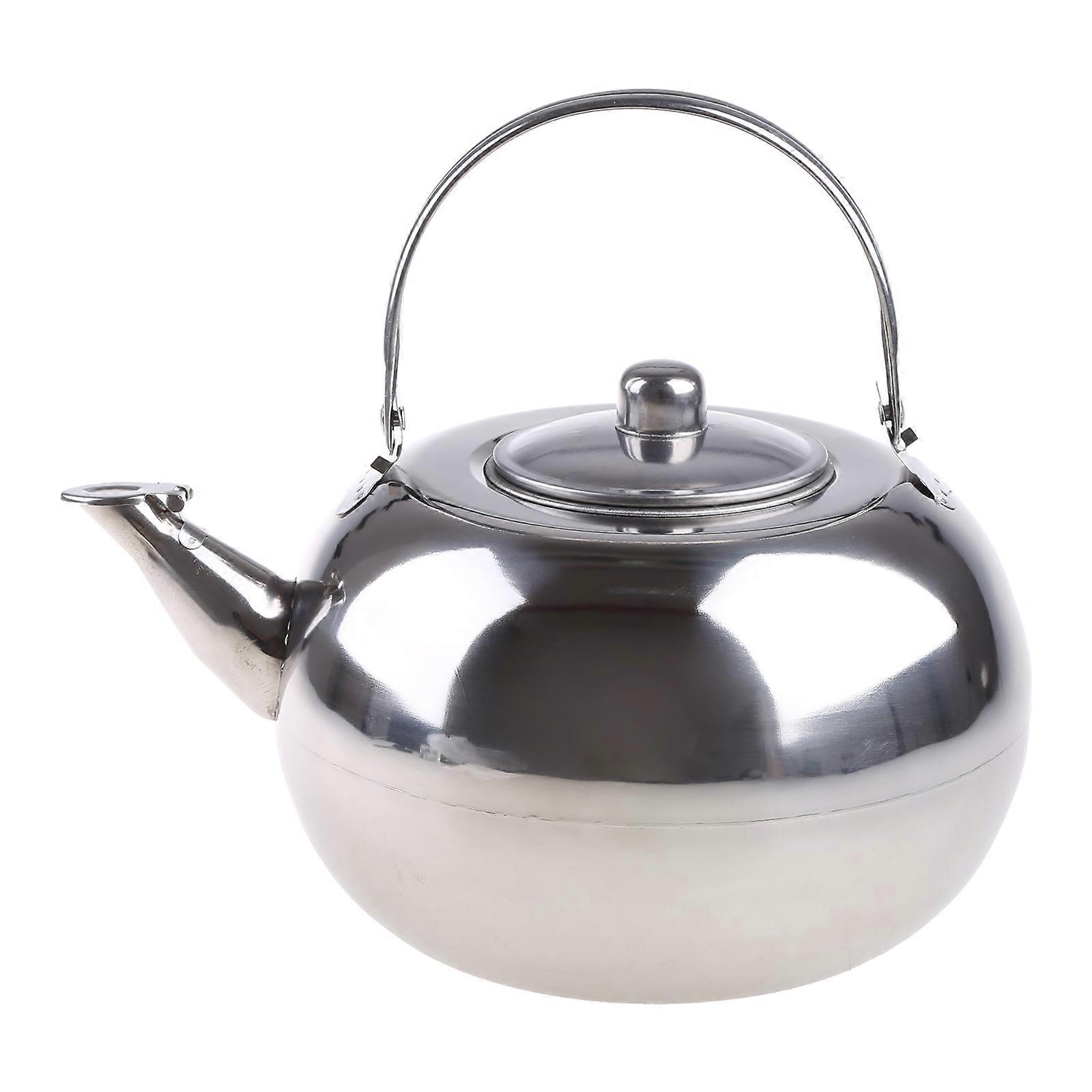 Varmvattenkokare Lös tebryggare Infuser Tekokare Kokare Rostfritt stål Material Tekanna med avtagbar tesil Silver