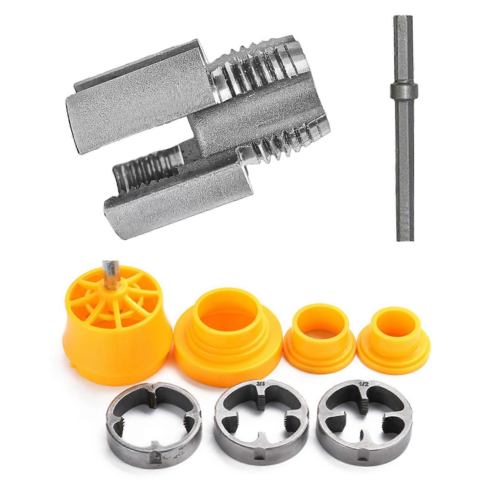 Water Pipe Threading Plumbing Tool Reusable Internal & External Pipe Threading