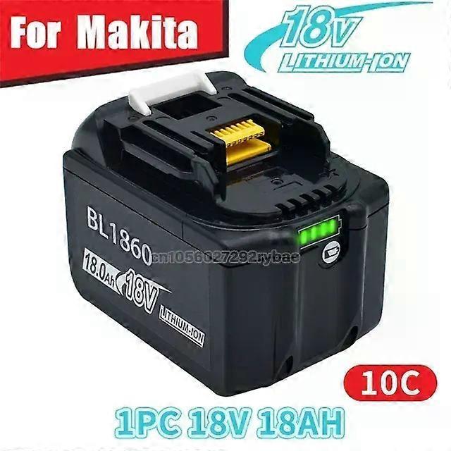 con 18V 10C Battery860 BL1850B BL1850 BL1840 BL1830 μπαταρίες εργαλείων δύναμης αντικατάστασης μπαταριών8v κατσαβιδιών