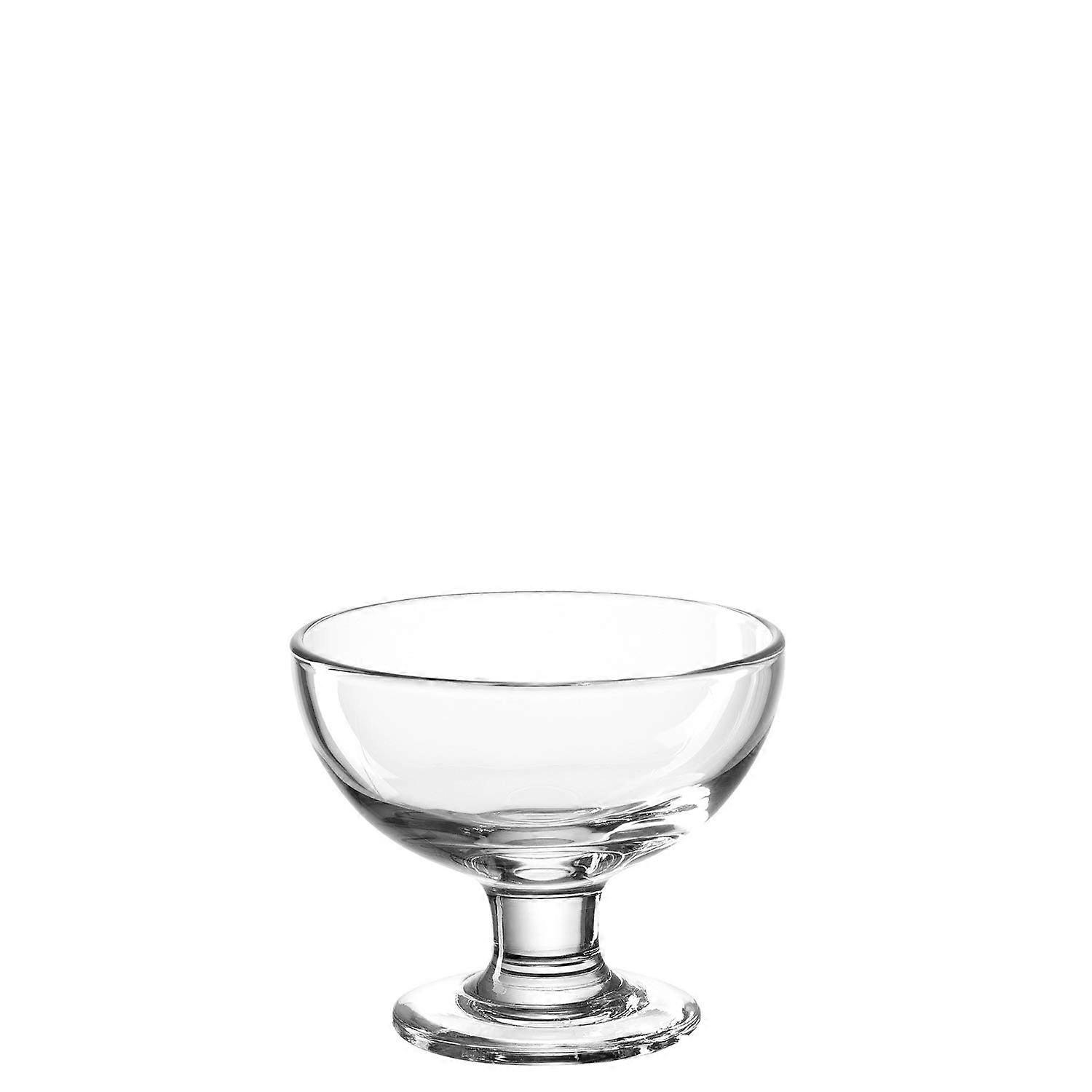 020851 Cucina Bowl, Set of 6, Glass, The Clock is Part of the Product 360 ml