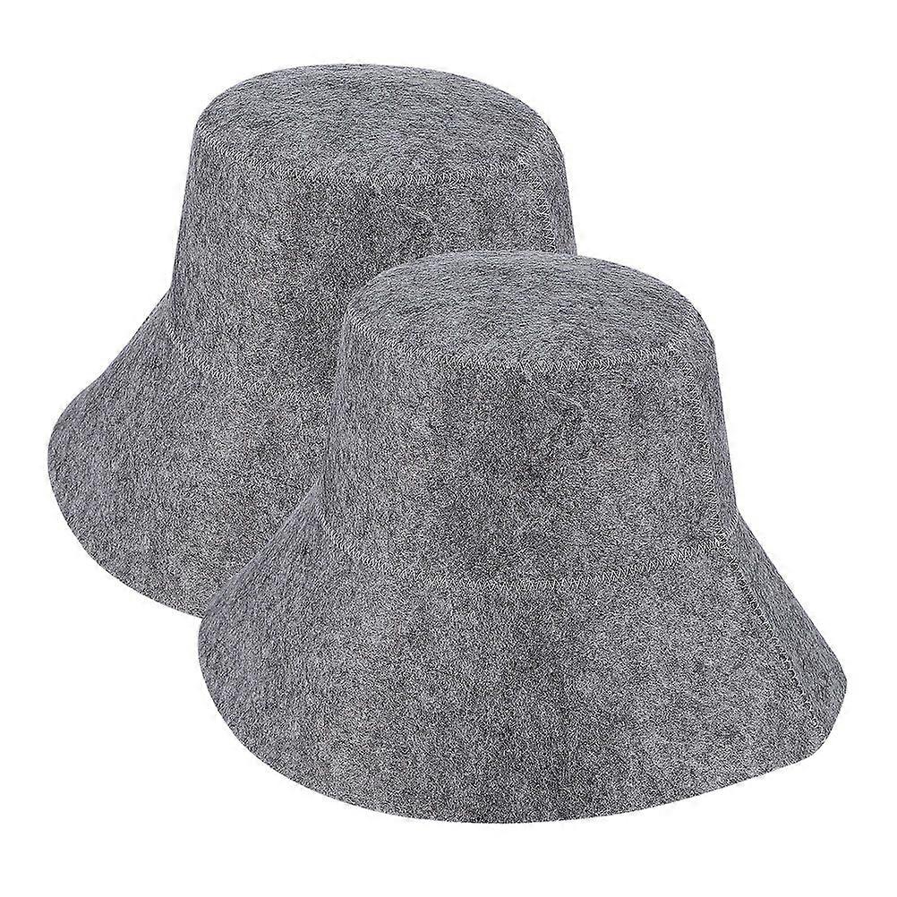 2 st filtbastuhatt vattenabsorberande bastuhatt badrumsduschhatt mode badhatt