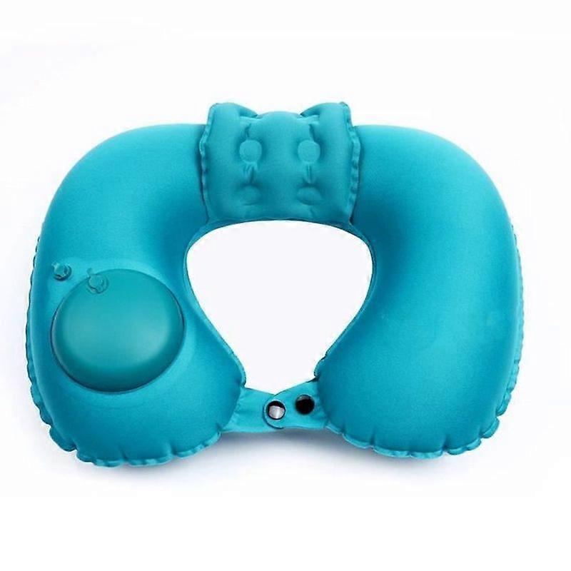 Inflatable Travel Pillow Memory Foam Ergonomic Shape