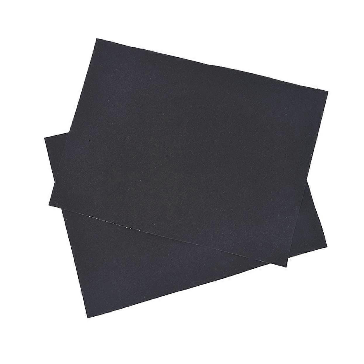 SelfAdhesive Flock Cloth Black Display Pad for DIY Projects Jewellery Boxes and Table Legs NonSlip Easy to Cut to Size Pack of 2
