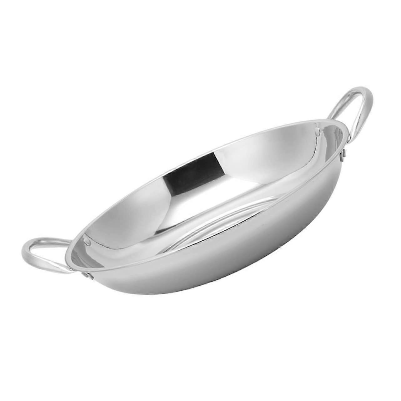Stainless Steel Induction Pans with Handle Grill Pan Frying Handle Wok Cookware