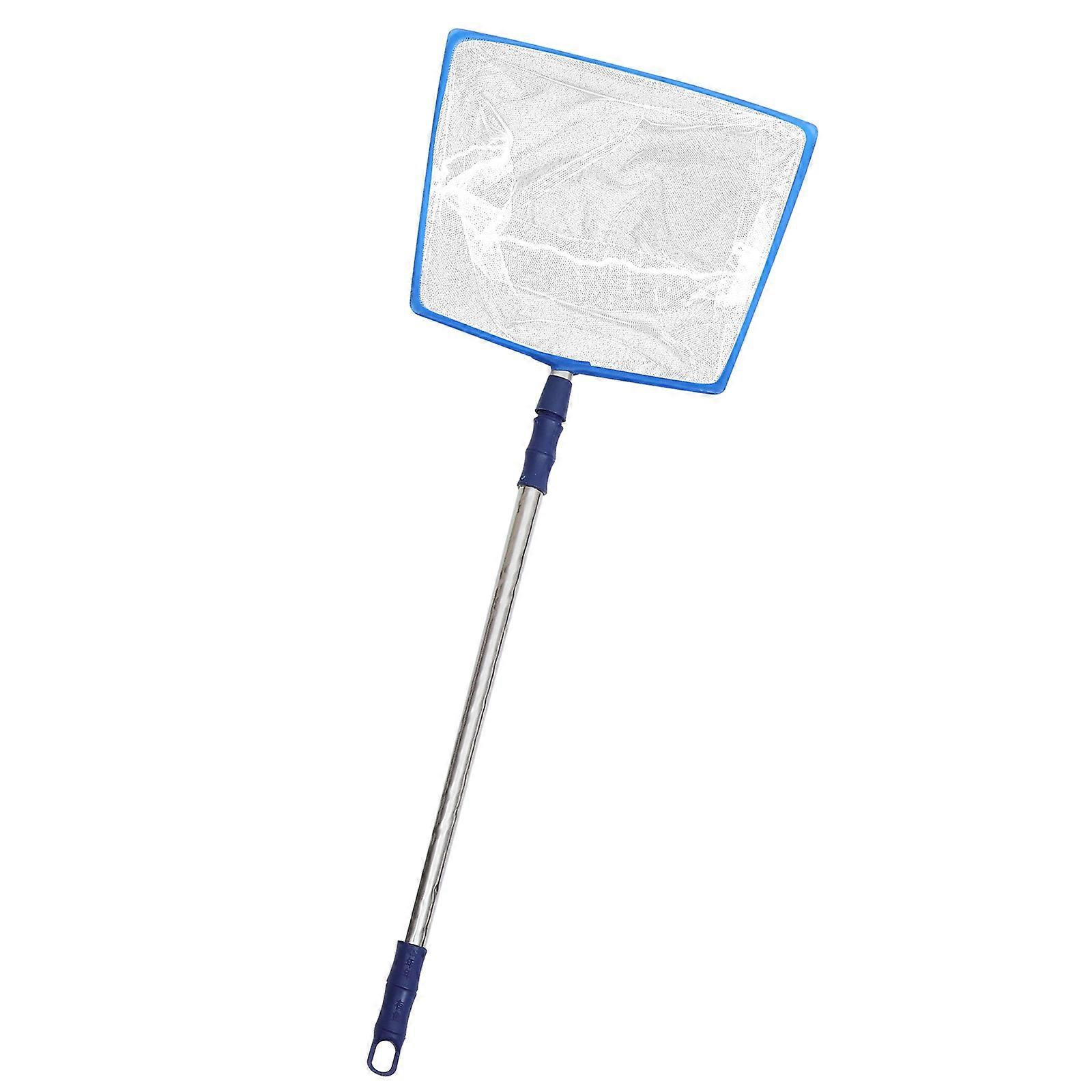 Catching Net Telescopic Rod Practical Design for Childrens Play 96.5x25cm White Metal 1 Set