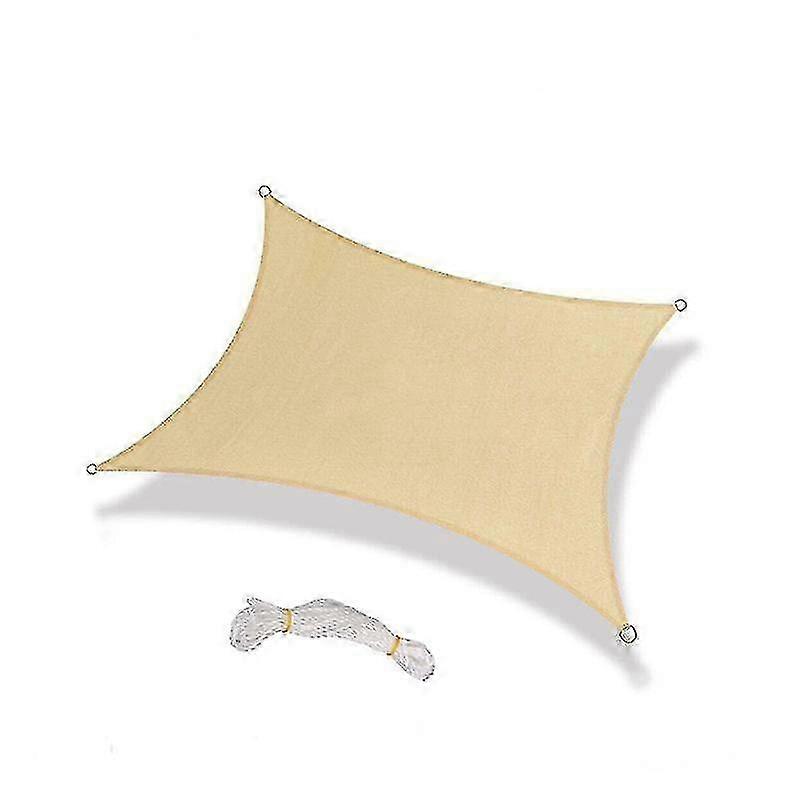 Rectangular Shade Sail Suitable for Outdoor Use, Measuring 2x3 Meters, Ideal for Sun Protection and Privacy