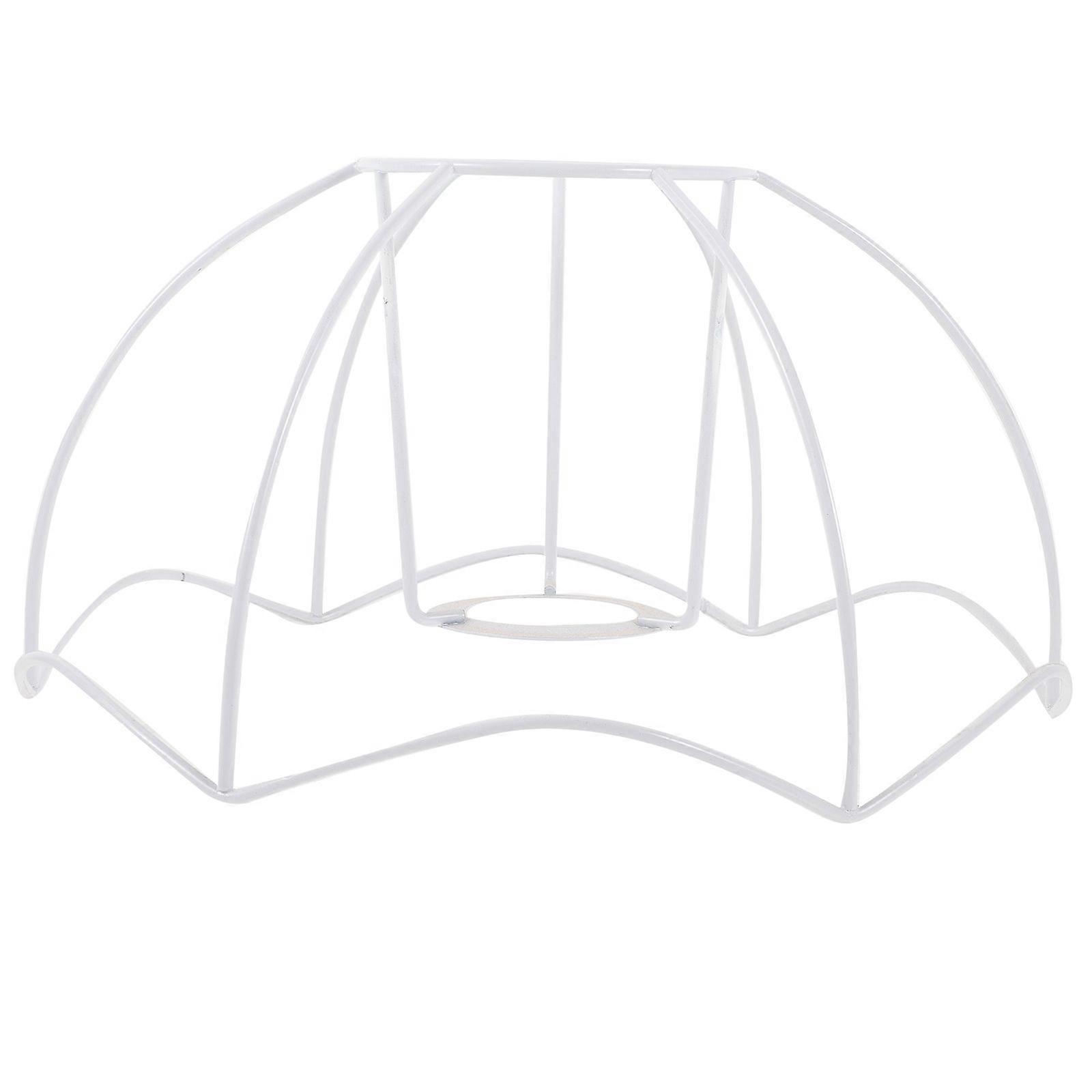 Iron Lamp Shade Frame DIY Desk Lamp Shade Frame Metal Lamp Cover Bracket Light Shade Holder