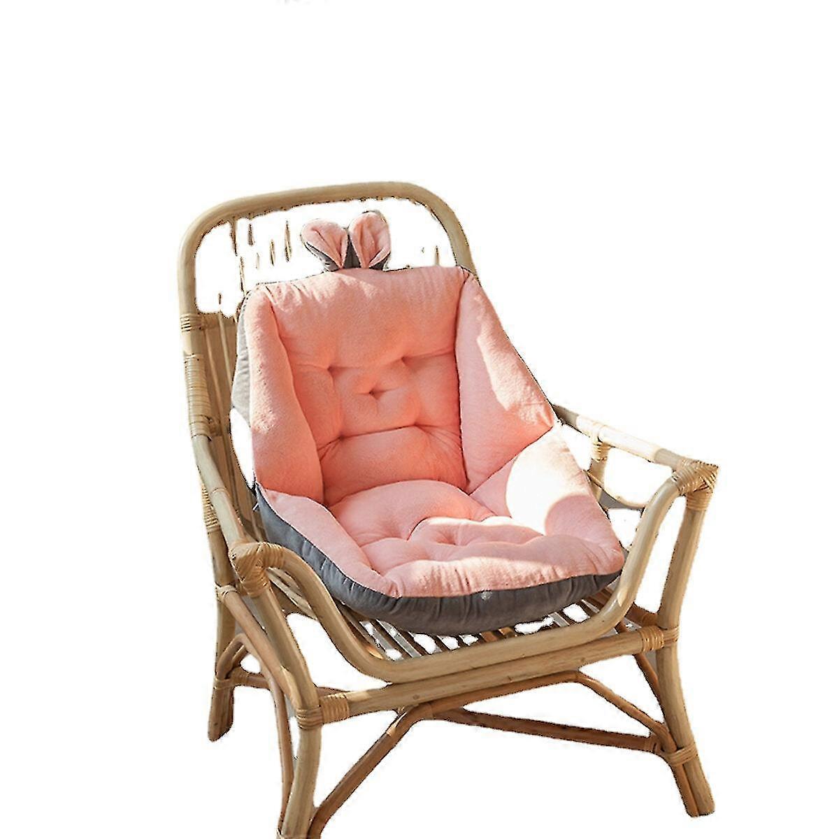Stuffed Rabbit Ear Seat Cushion Suitable for Armchairs, Rocking Chairs, Office Chairs, and Patio Chairs - Home Decor