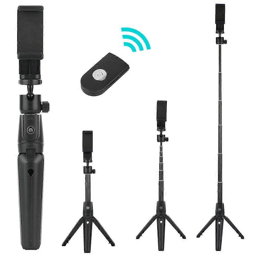 2-in-1 Selfie Stick Tripod with Bluetooth Remote for iOS & Android Phones, 360° Rotation