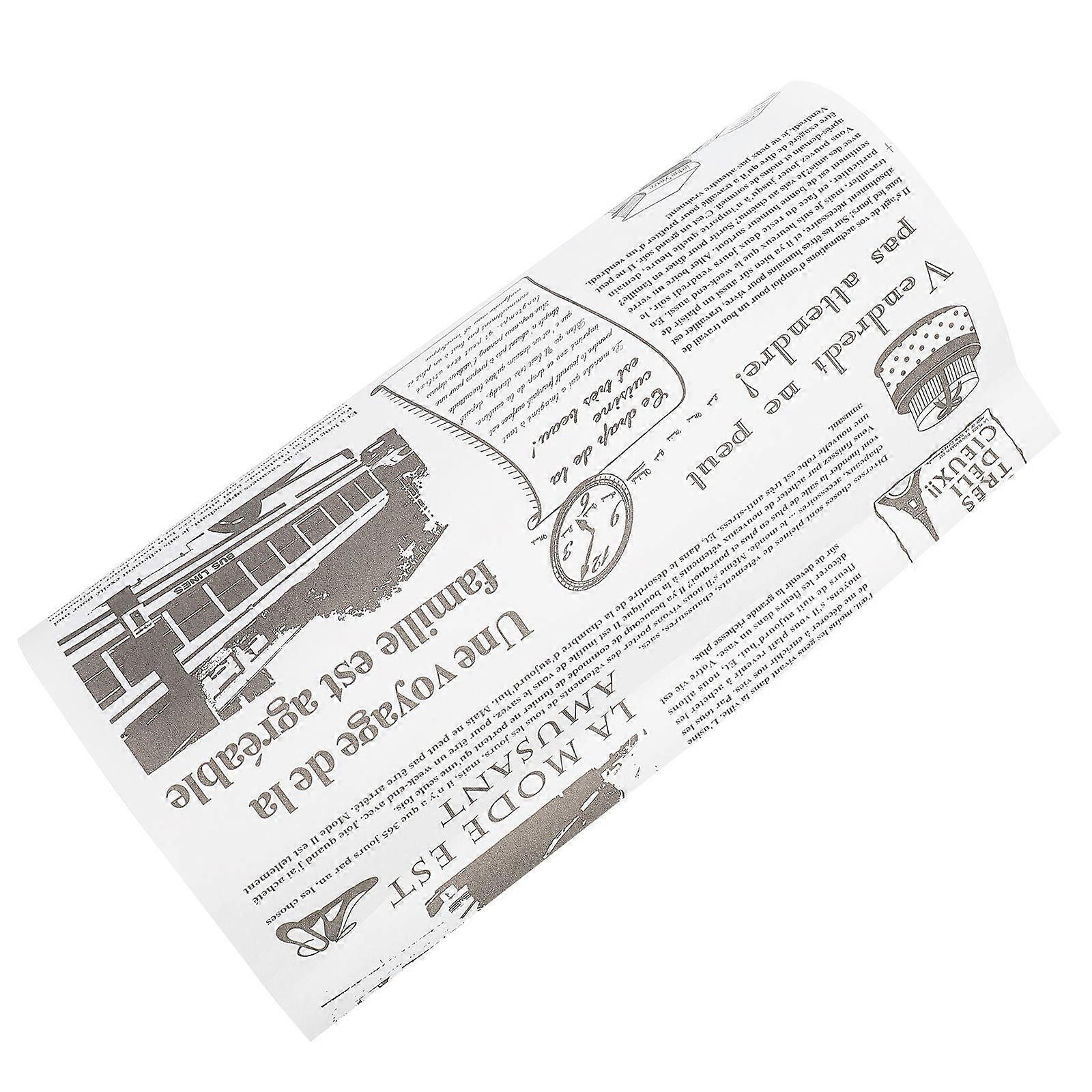 ورق زبدة مخبوز بالزيت غير لاصق للمقلاة الهوائية والفرن وتغليف الساندويتش - ورق طعام للبرغر والهوت دوج ووجبات الدجاج الخفيفة واستخدام تقديم الطعام