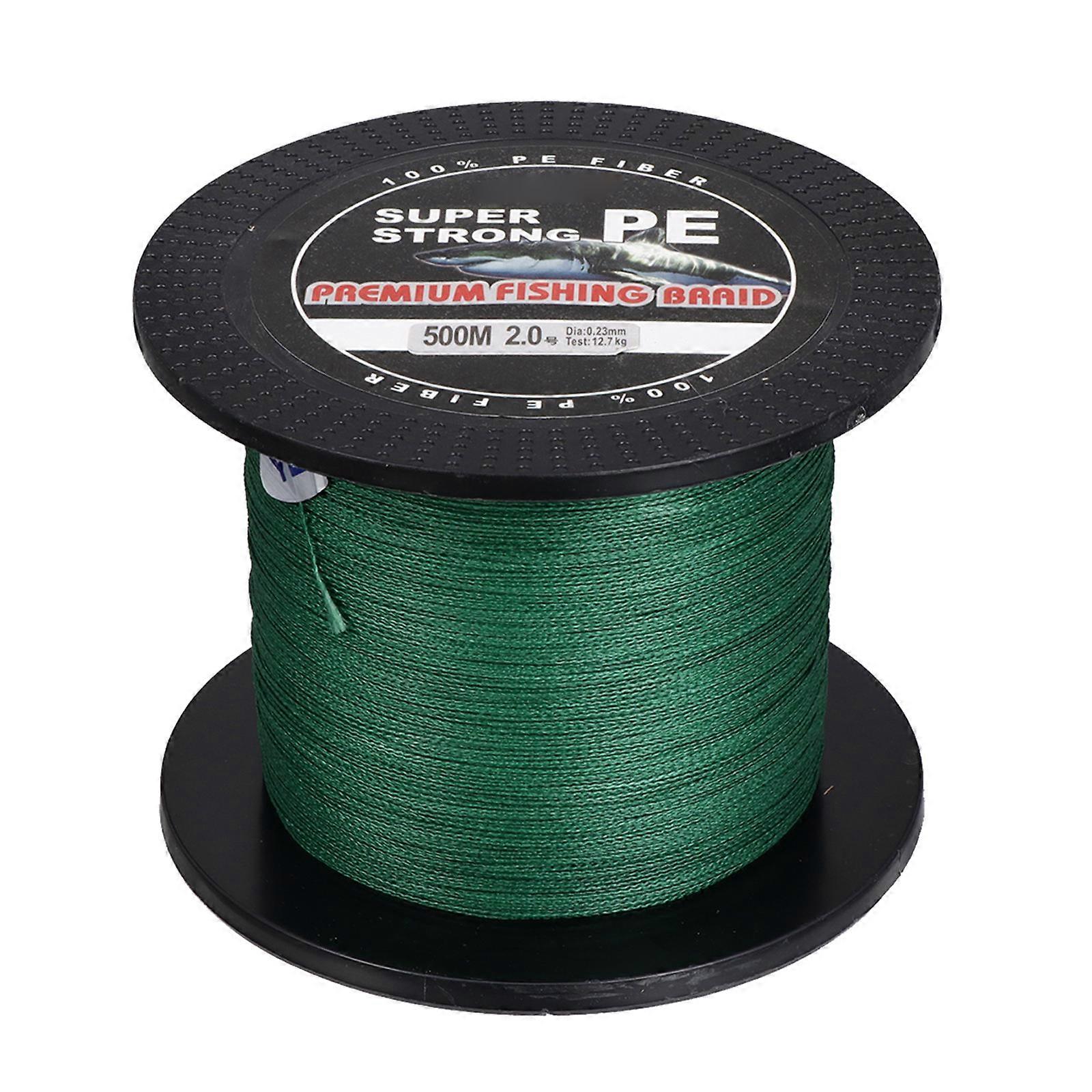 Fishing Braided Line High-density Weaving Anti-tangle PE Material 500m 1Set