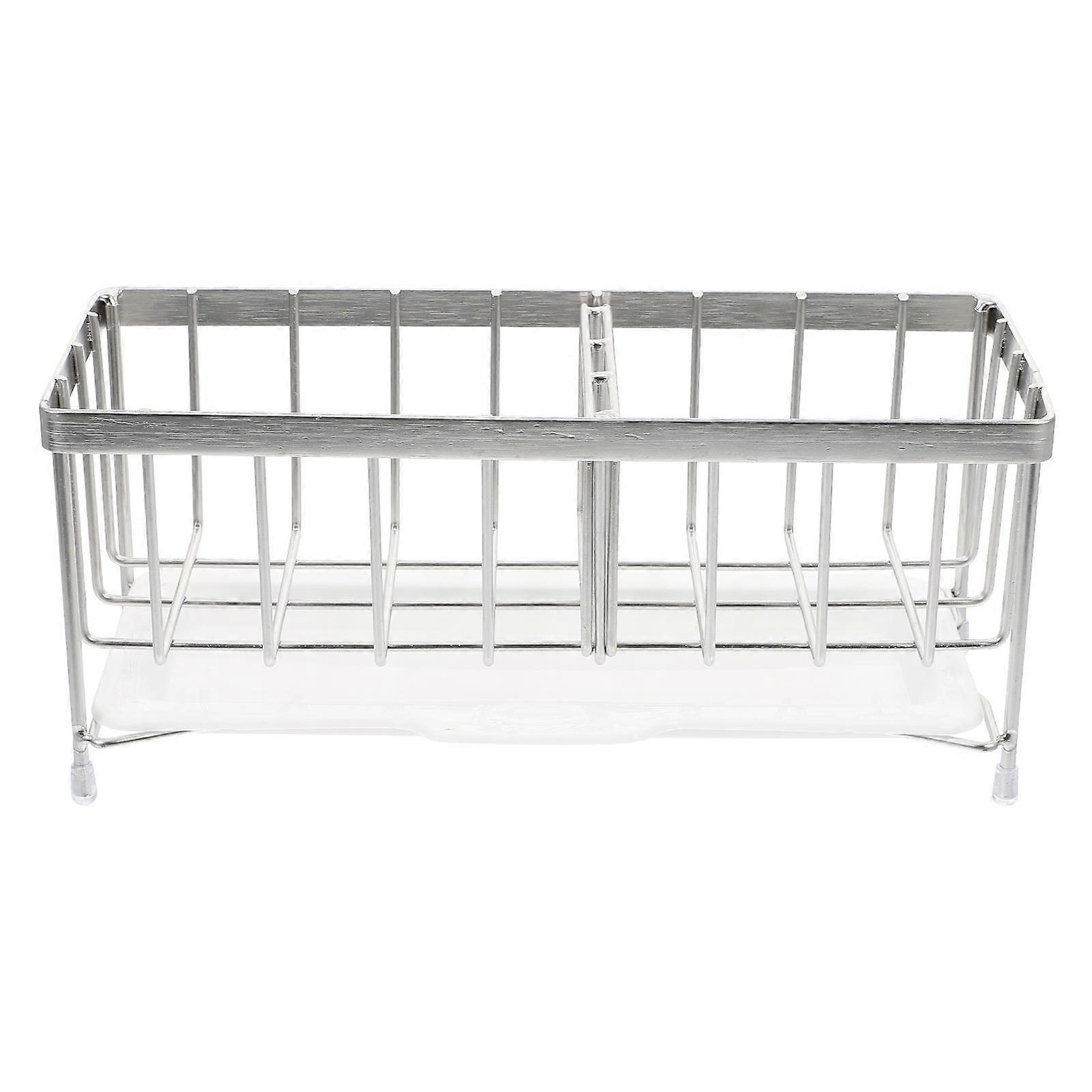 Kitchen Utensil Drying Rack 304 Stainless Steel Kitchen Accessories Rectangular Shape For Housewives 1Set