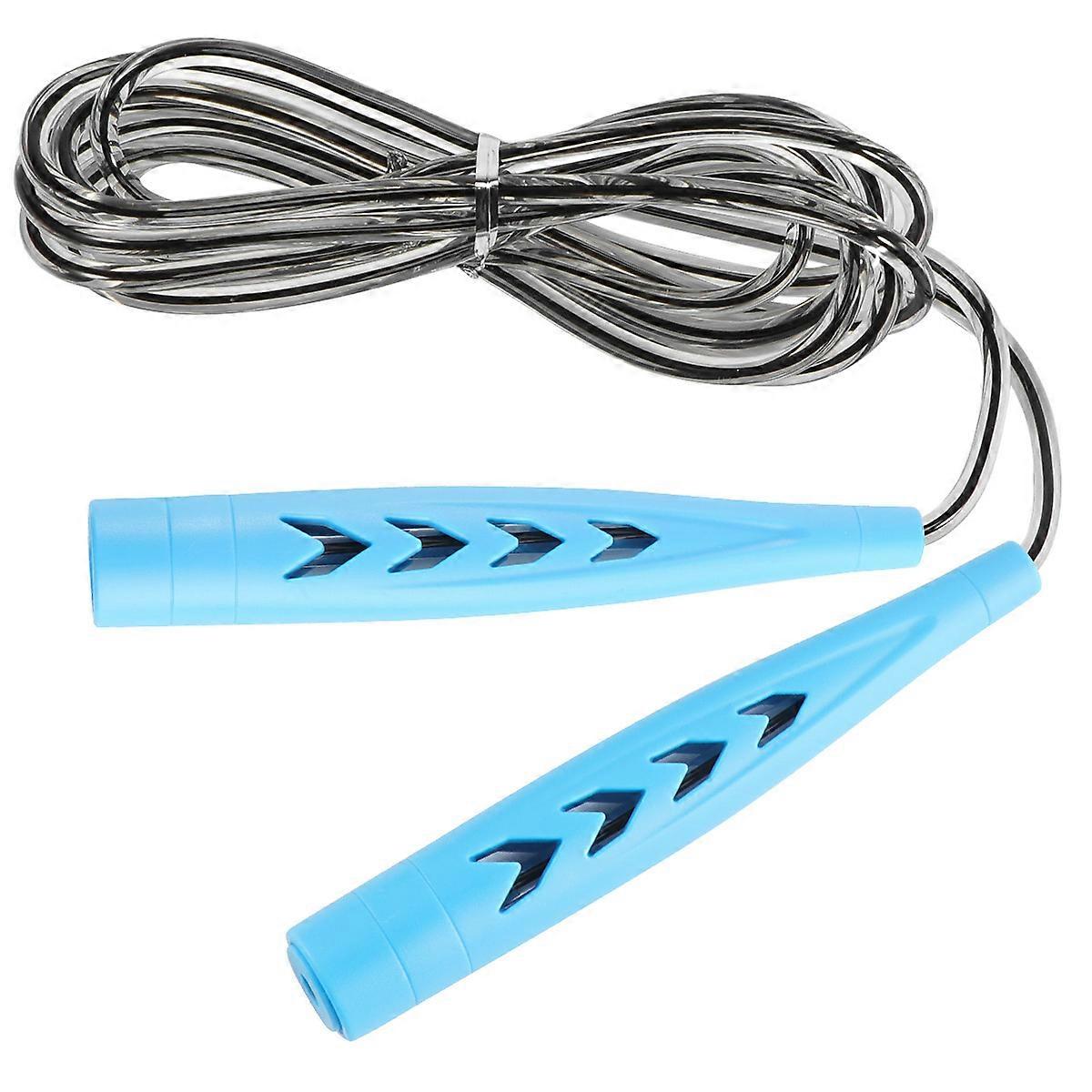 Adjustable Fitness Jump Rope with Storage Bucket, Portable Skipping Rope for Exercise, Physical Education, and Contests, Comfortable Grip for Adults,