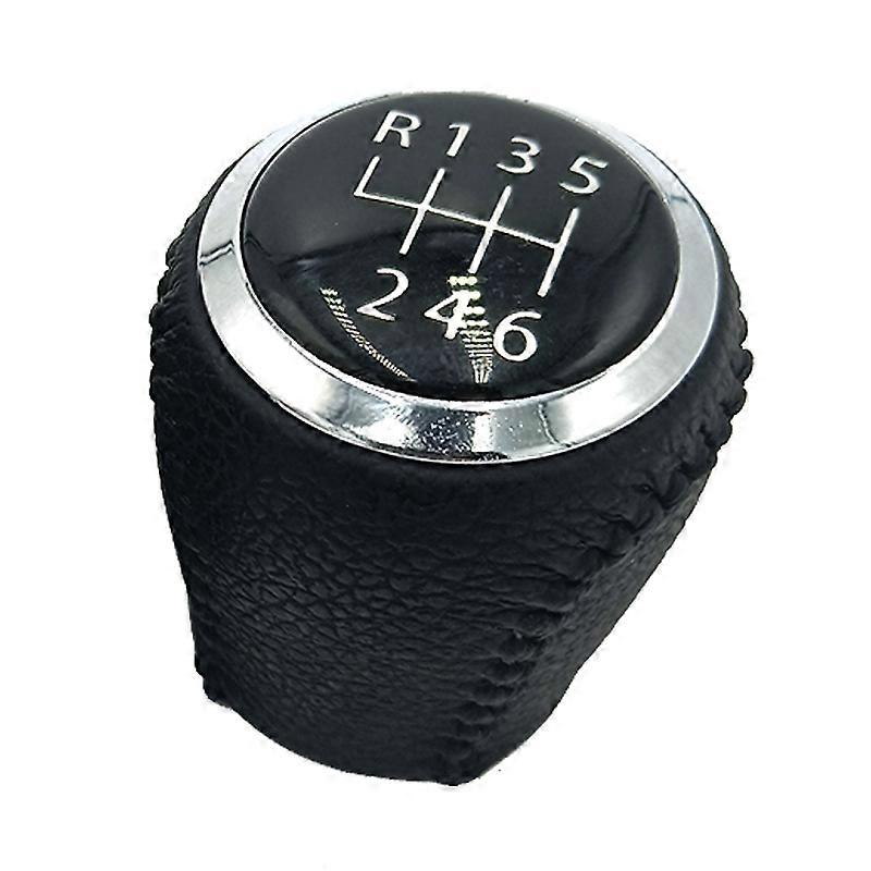 6 Speed Leather Cover Headgear Gear Knob For Car Gear Shift Lever Stick For Great Wall V200 V240 2010-2014