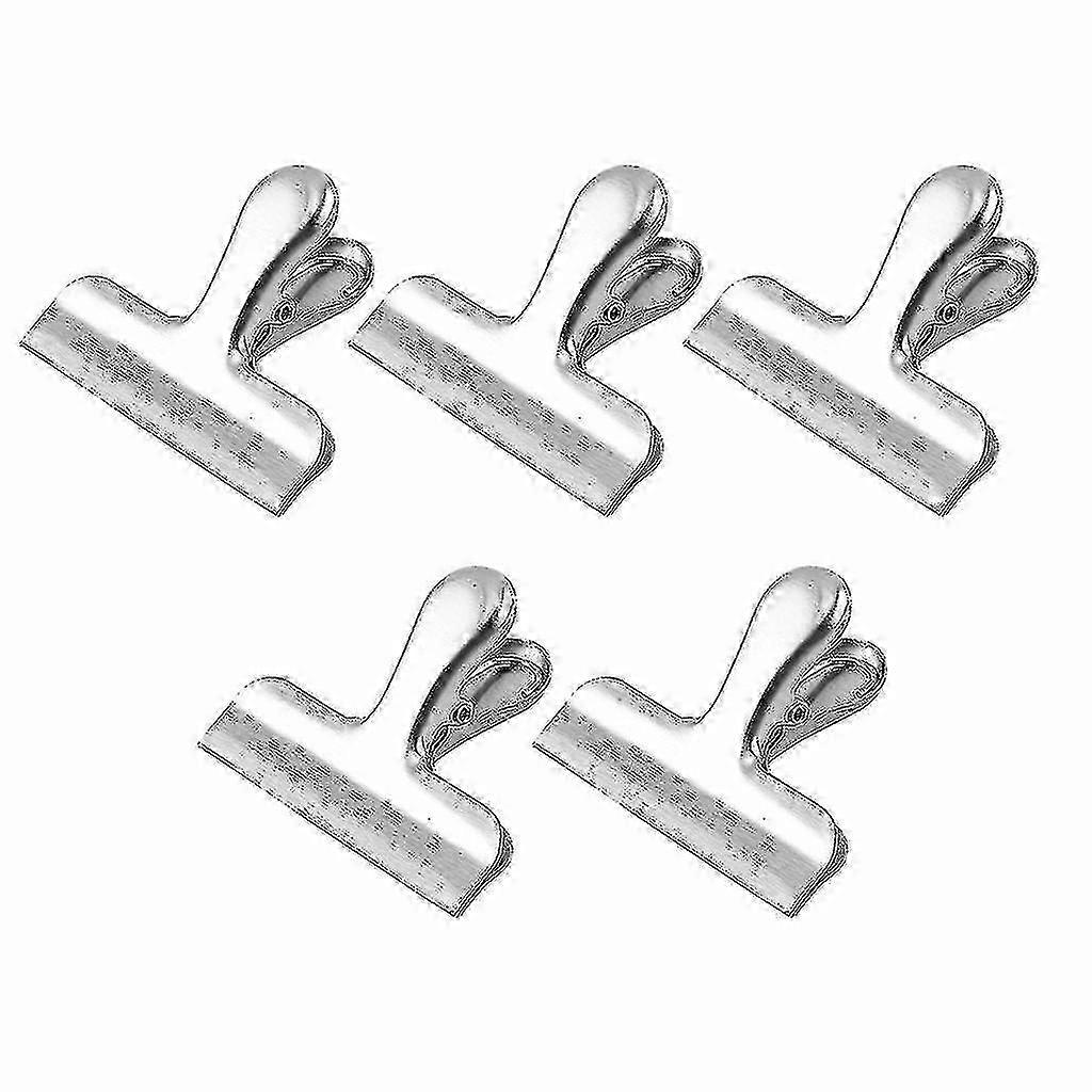 Sealing Coffee Bag Clip (5pcs, Silver)