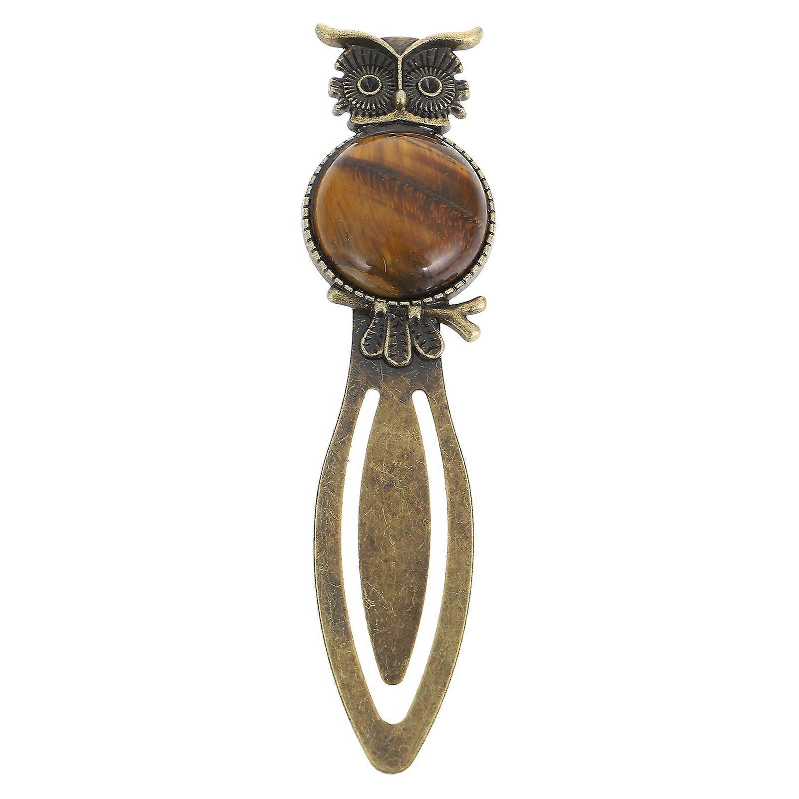 Page Marker Tabs Zinc Alloy Owl Book Mark Metal Bookmark Page Marker Reading Tracker Decoration present 1Set