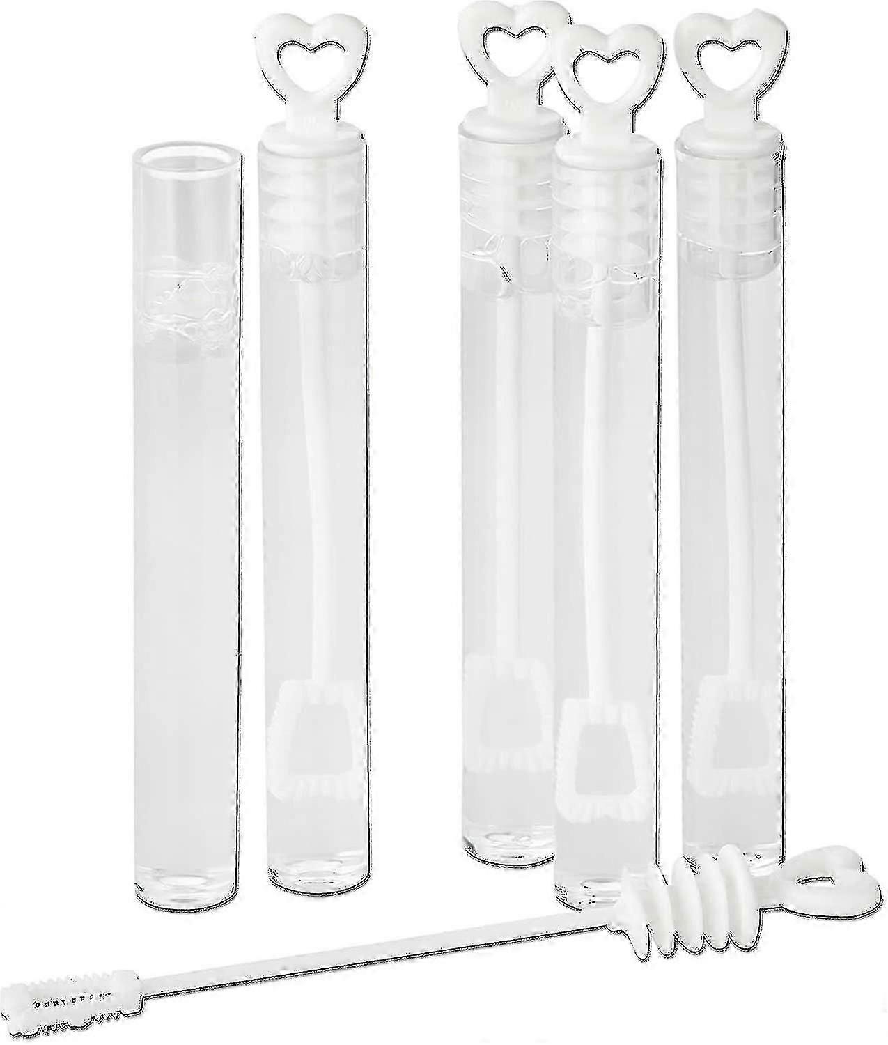 48pcs Soap Bubbles - Wedding Bubbles With Heart Handle For Weddings