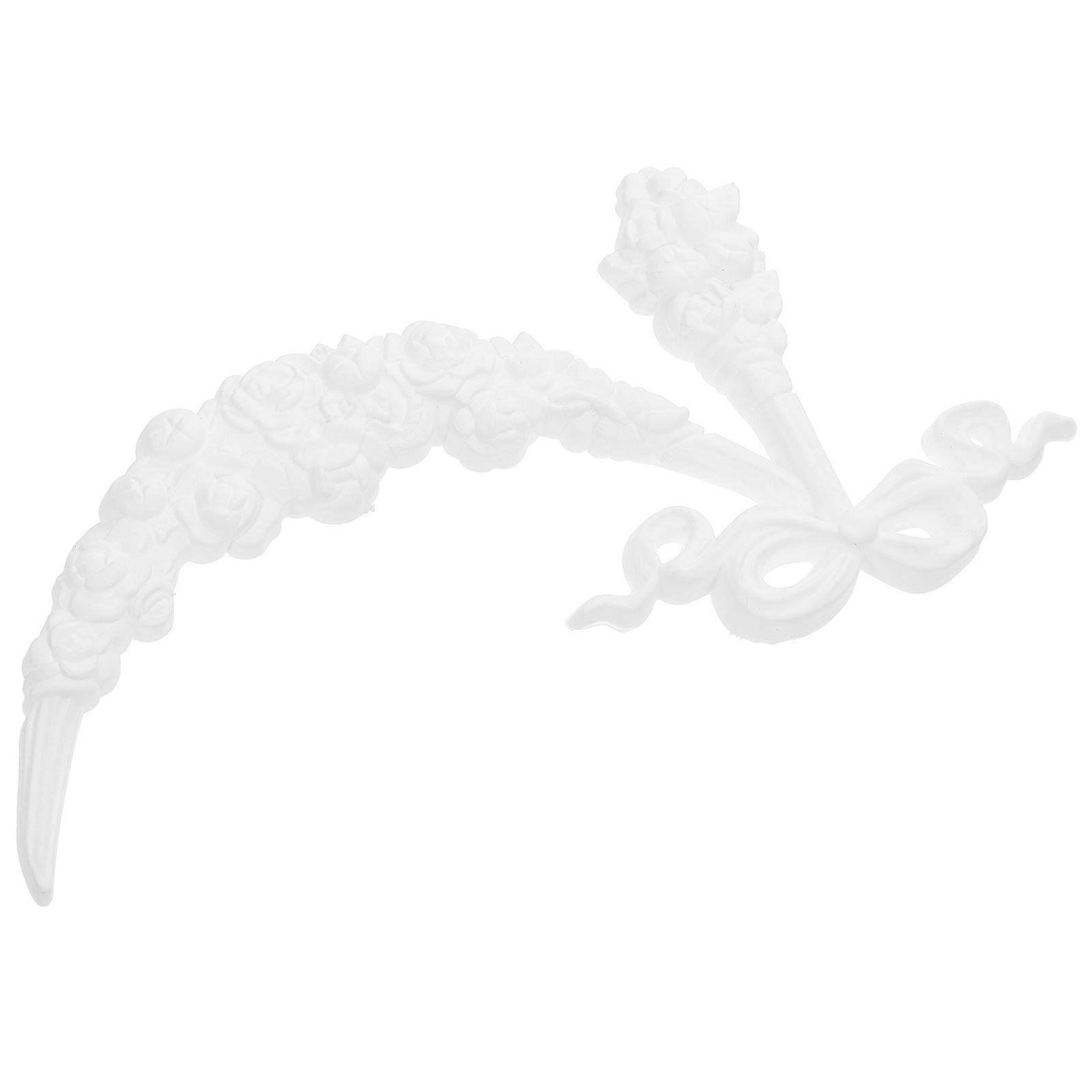 Ceiling Medallion Furniture Applique Material European Design For DIY Projects 1Pack