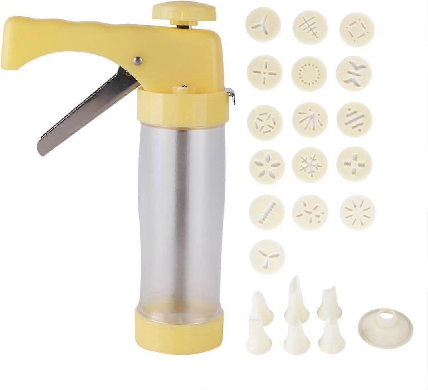 Cookie Press Maker Kit for Baking Biscuits Cake Icing Mousse Pastry Decorating Tools