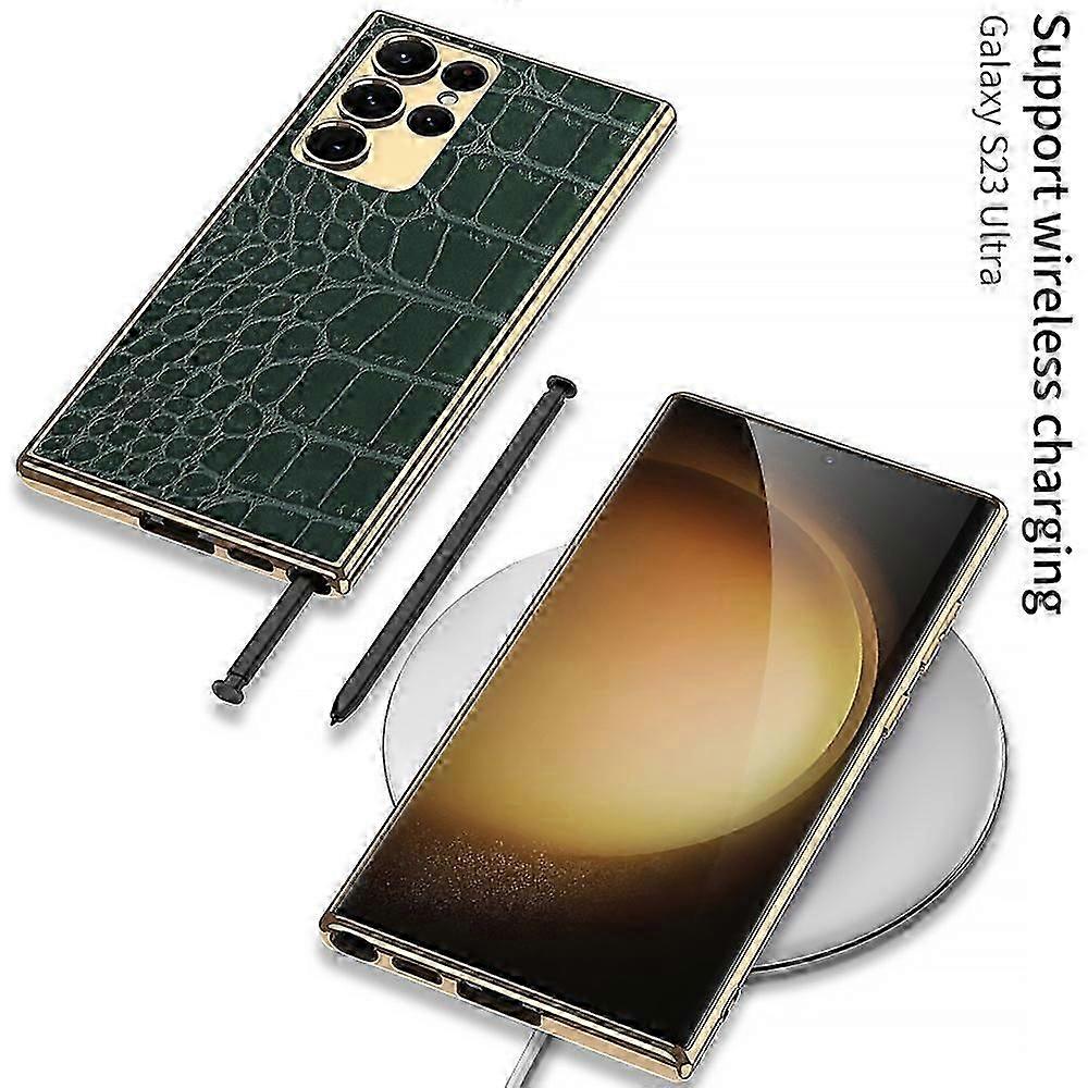 For Samsung s23 ultra mobile phone case s23 plus electroplating soft edge mobile phone case s23 personality anti-drop shell-without pen