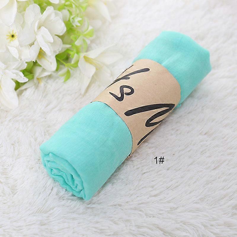 180×50cm Women's Acrylic Polyester Hijab Scarf
