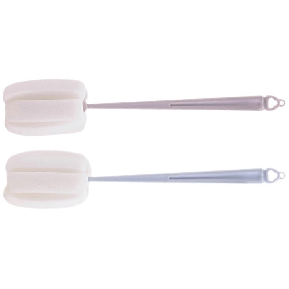 Containercup Brush Cup Cleaning Brush Compact Size Plastic Pink For Home Users 2Set