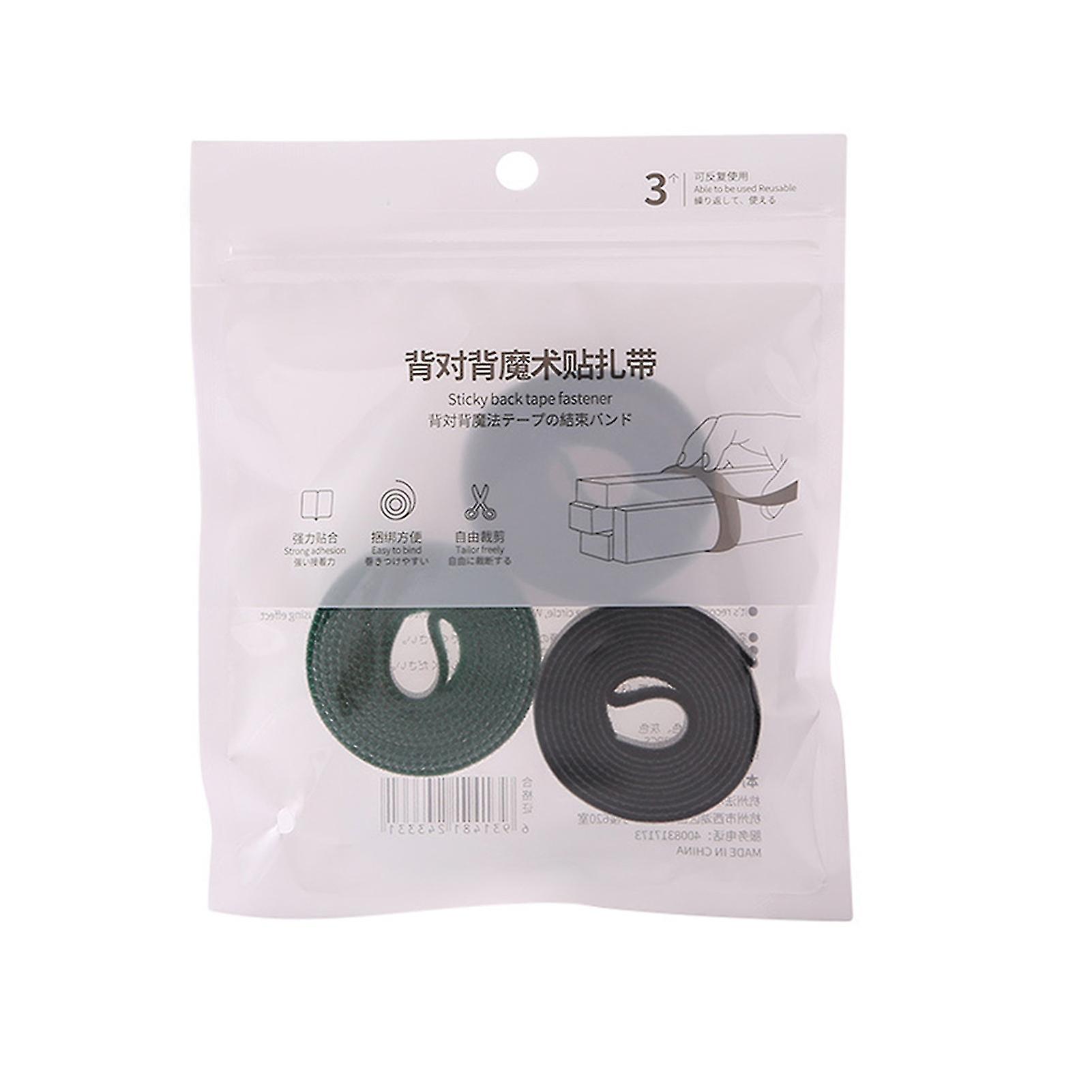 1/3 Pcs Hook & Loop Cable Tie 5m Long Trimmable Reusable Fastening Organizer Rope Holder Multifunction