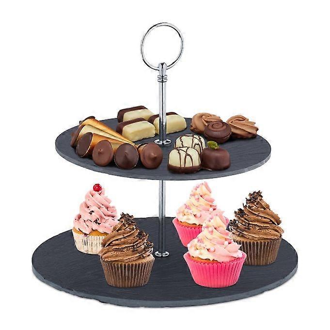 Slate 2-Tier Etagere