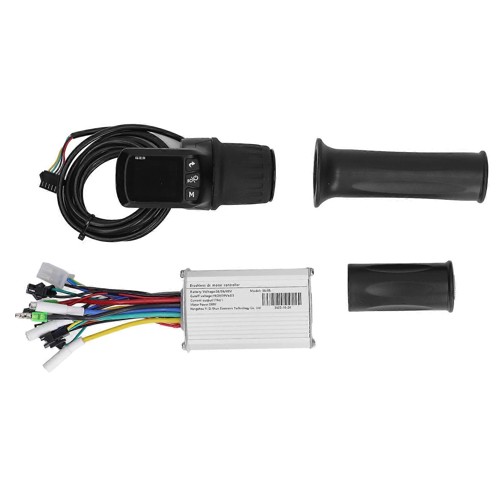 24V 36V 48V 350W Electric Scooter Brushless Motor Speed Controller LCD Display Full and Half Handle