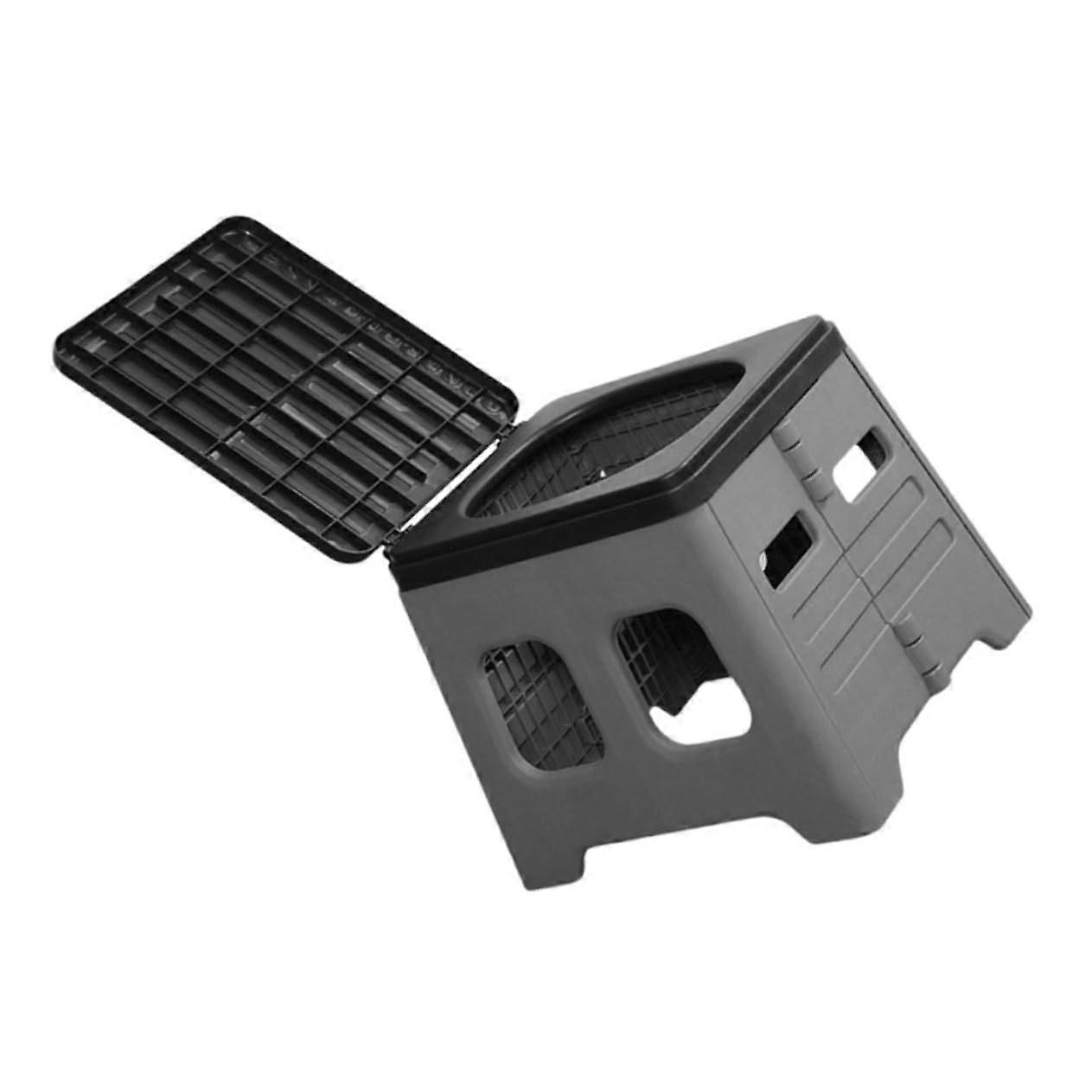 Car Folding Toilet for Daily Use, Portable Travel Potty, Compact Emergency Toilet for Camping, Lightweight and Durable Design