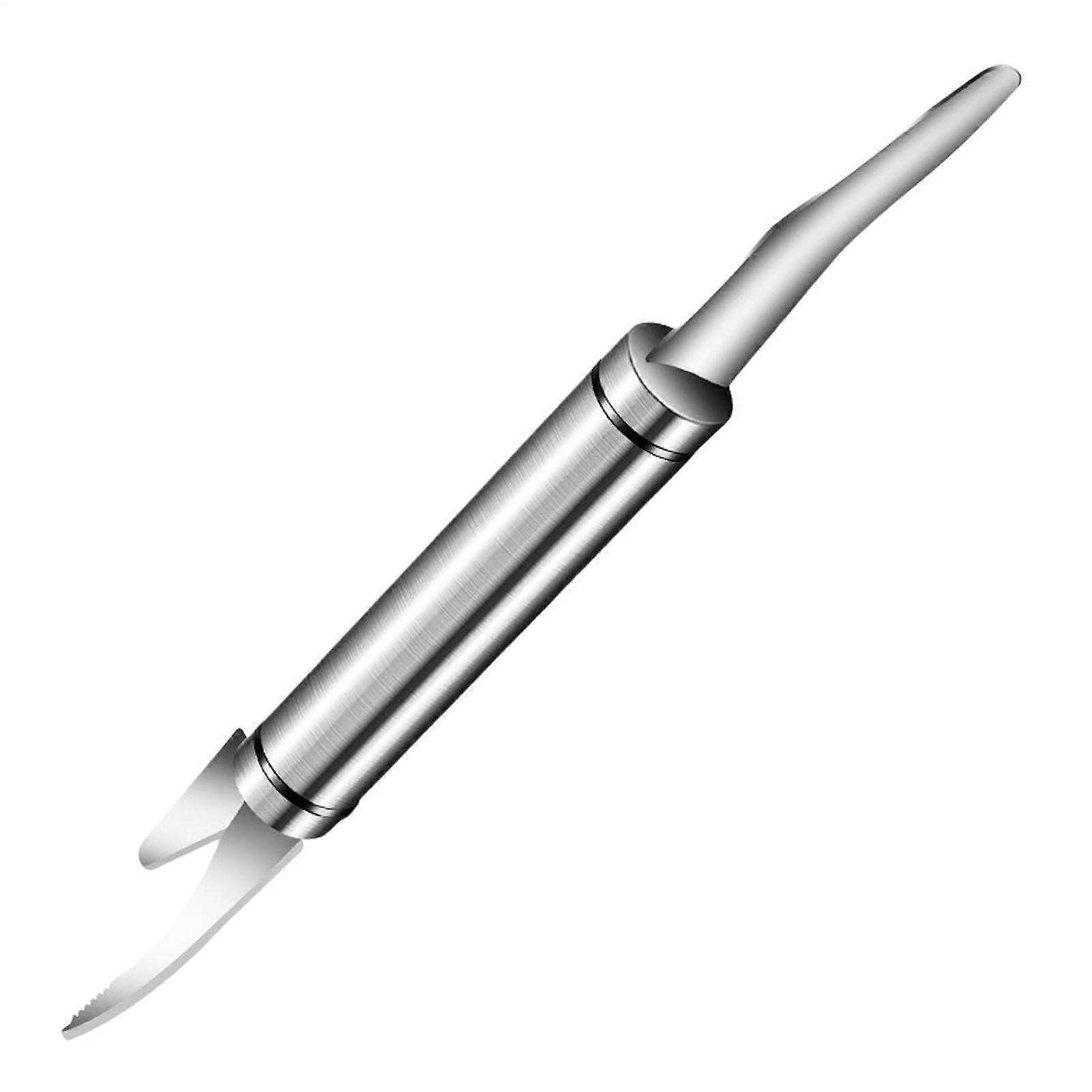 Shrimp peeler and deveining tool, deveining tool  Fish maw cutter, doubleheaded stainless steel, scaled relocation