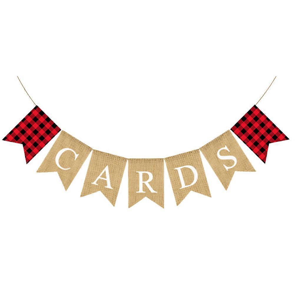 Party Atmosphere Graduation Banner Linen Bunting Flag Assorted Color 18X13CM 1Pc
