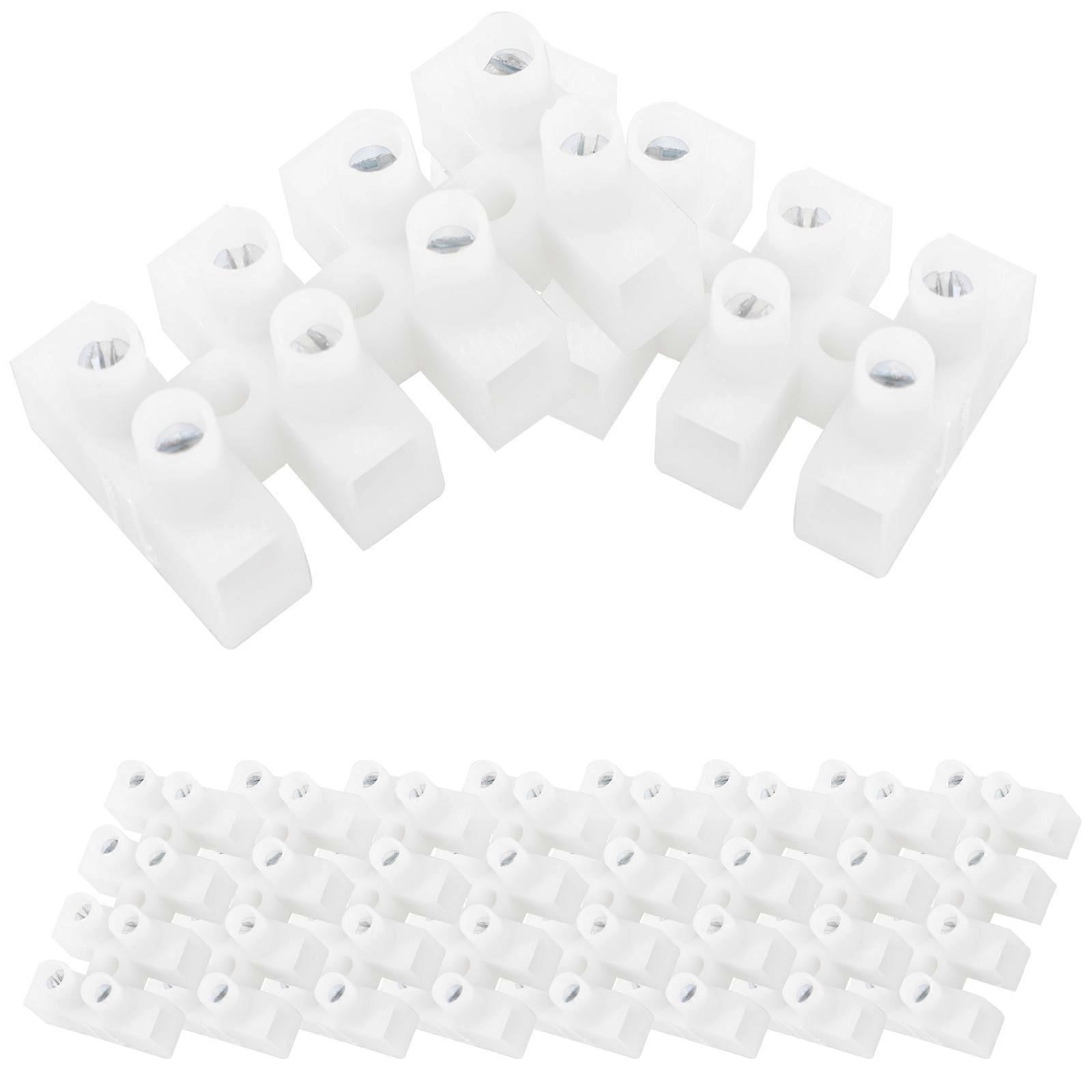 توصيل سريع سلك موصل 4 دبوس برغي نوع محطة الشريط التوصيلات الكهربائية الموصلية العالية 10 قطع