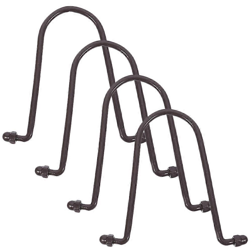 Gutter Chain Hook Iron Rain Chain Hangers 10.3X9.5CM Outdoor Decoration 4Pcs
