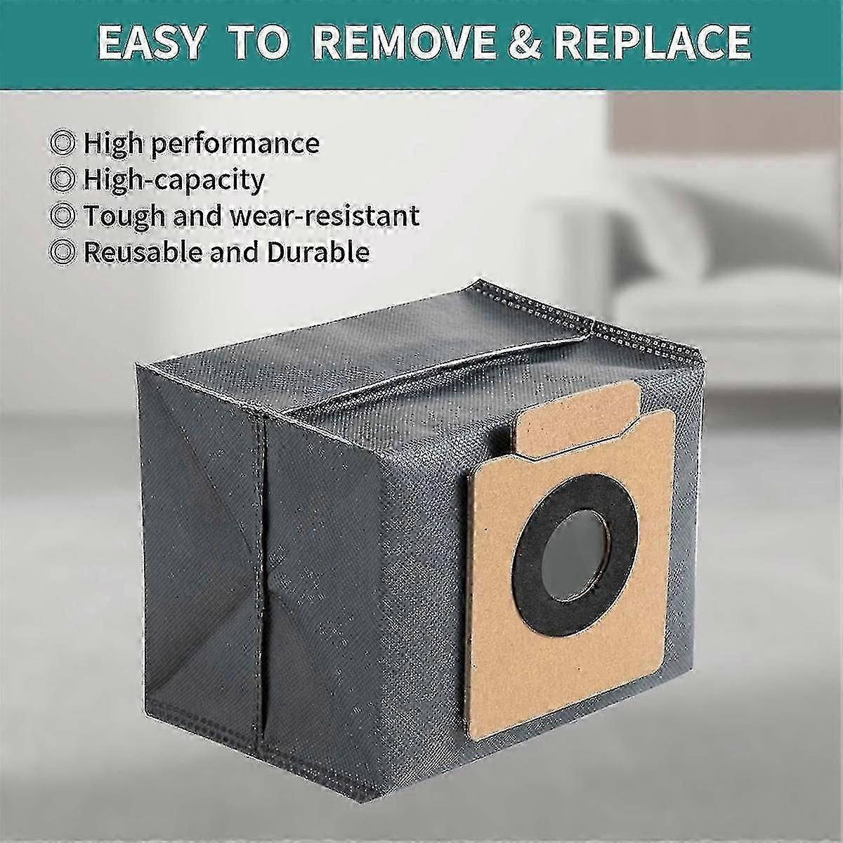 Eufy Clean X8 Proセルフエンプティステーションロボット掃除交換スペアパーツゴミ袋ボリス用10個のダストバッグ