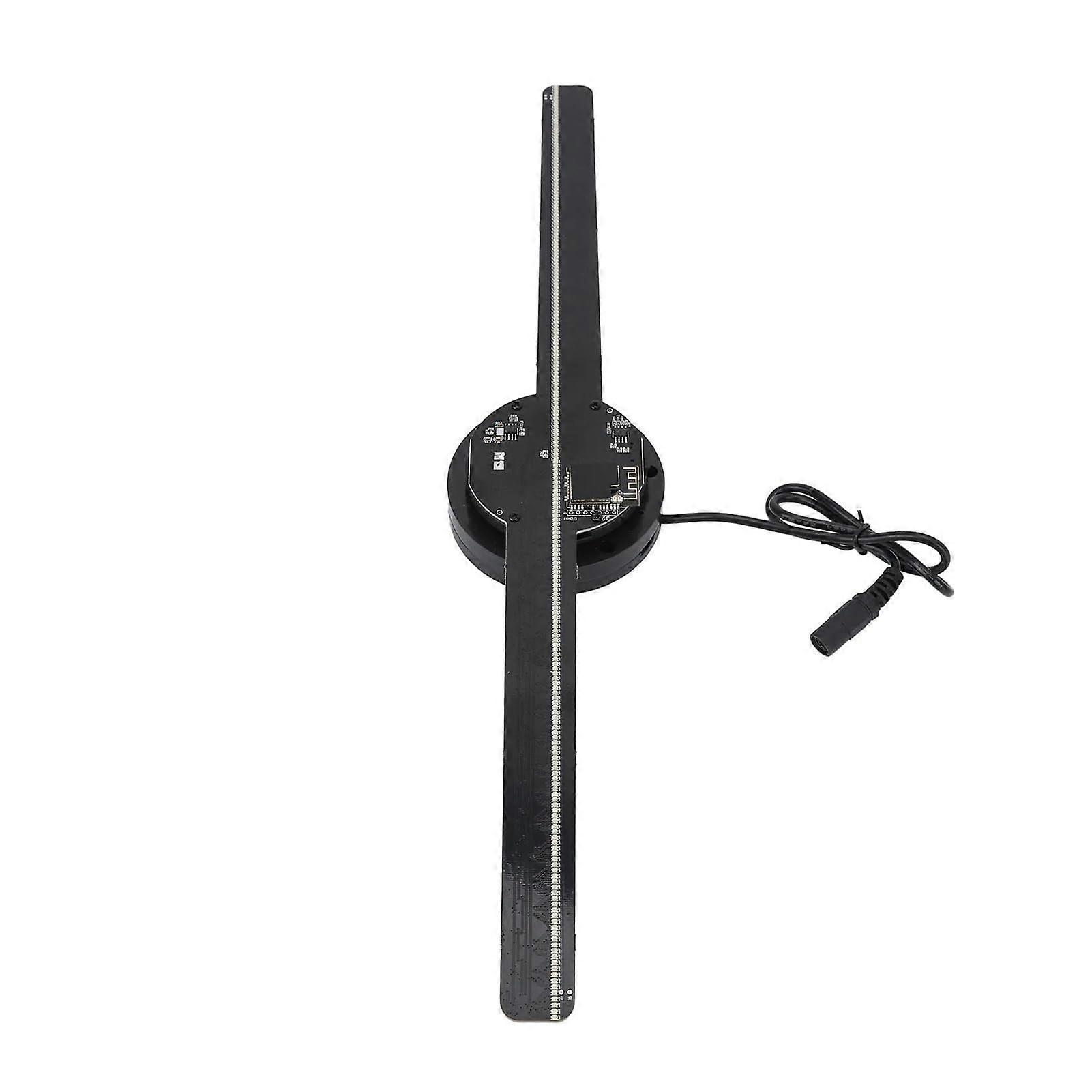 Hologram Fan, 3D Hologram Fan 224 LED Light Beads 800 x 480P High Resolution 3D Advertising Player For Business Shop Shop Bar 3D Advertising Machine