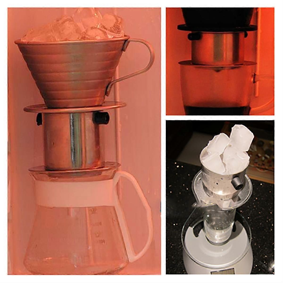 Portable Drip Coffee Pot with Free Filter Paper for Traditional Vietnamese Coffee Brewing