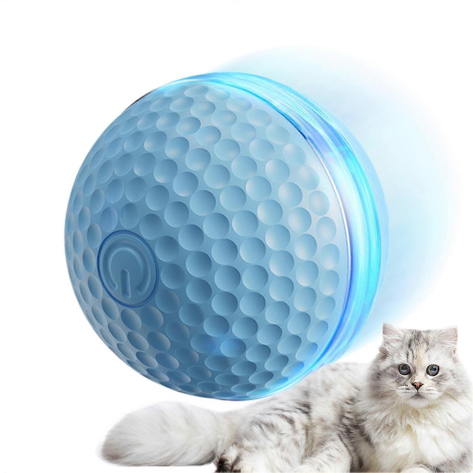 Smart Cat Toy Ball - Automatic Rechargeable Rotating Ball for Cats, Interactive Hunting and Training Toy for Indoor Use
