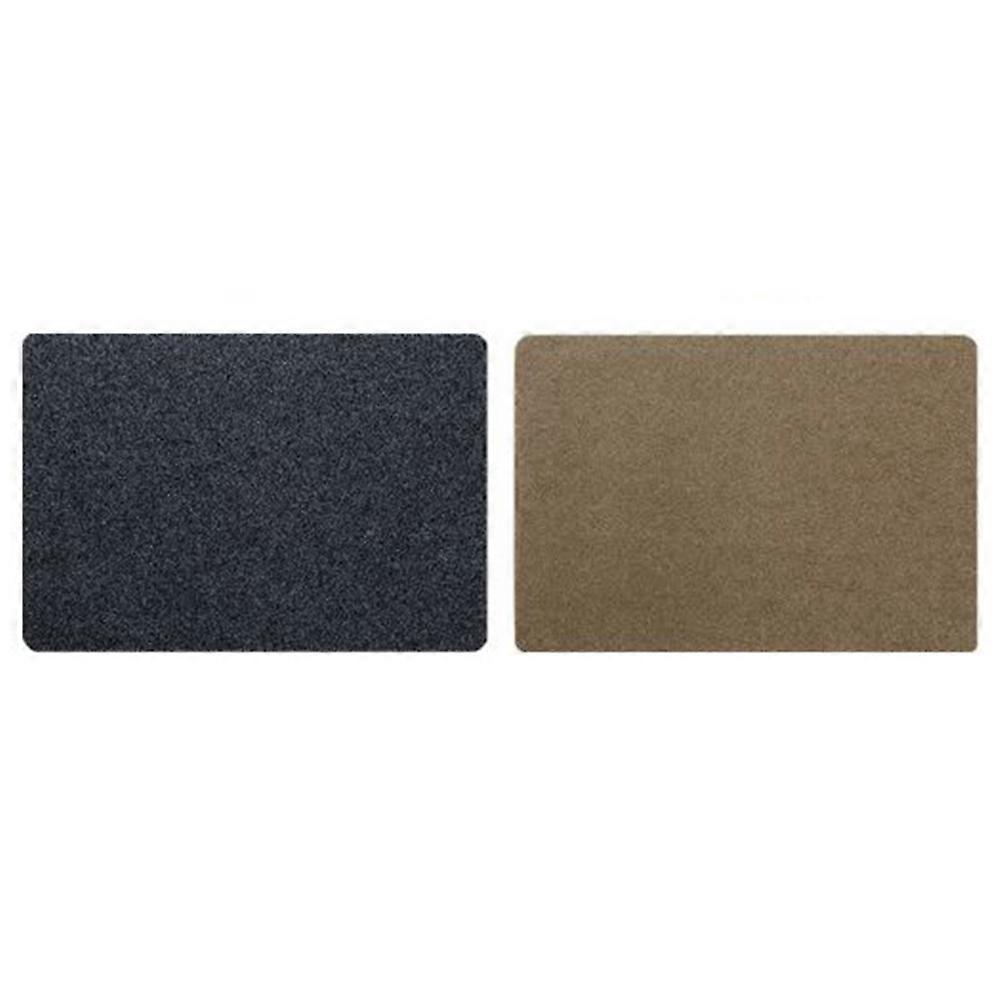 Entry Rugs For Inside House Non-Slip Dark Grey 60x40cm Door Mat Indoor Use 1Pcs
