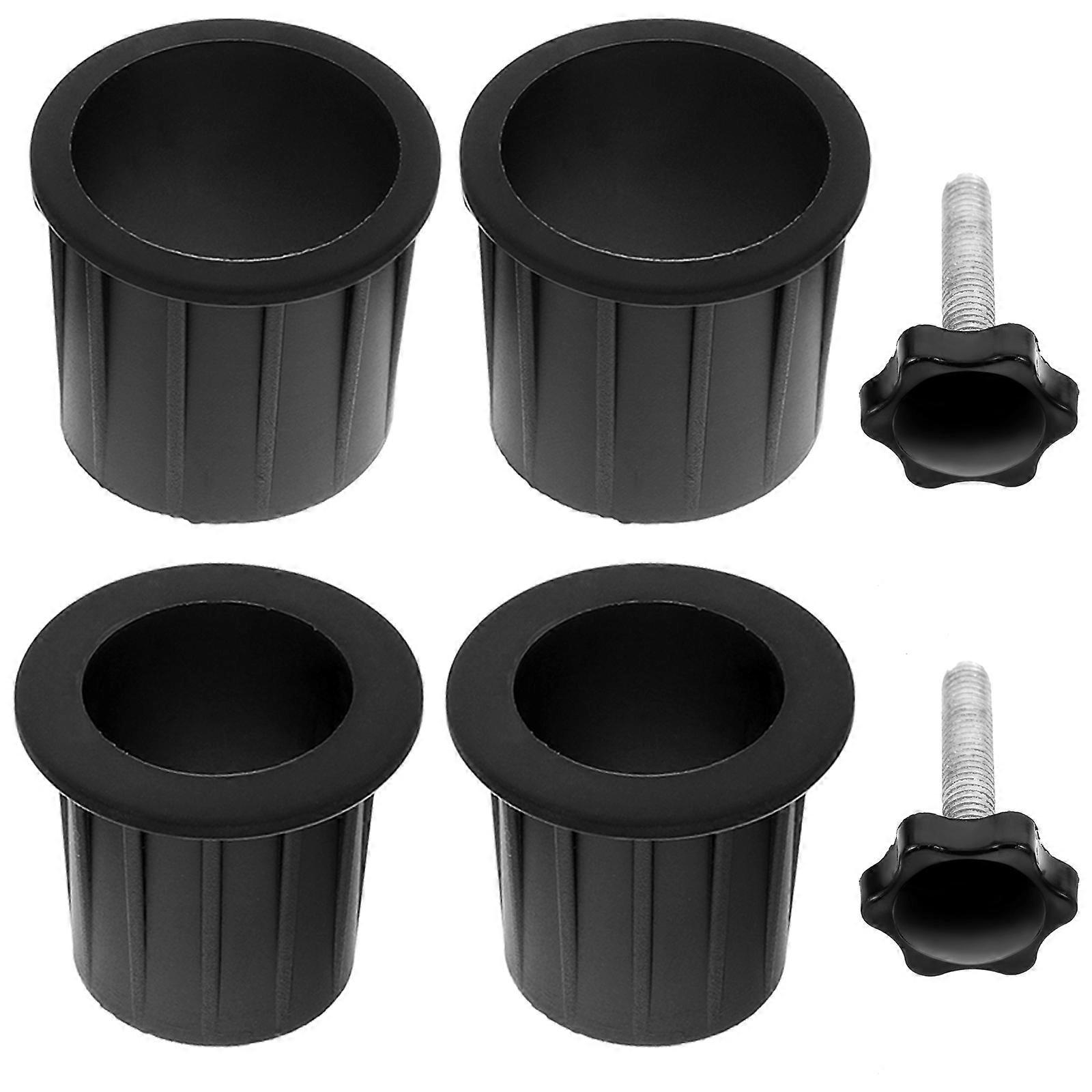 Table Umbrella Hole Cap Umbrella Hole Plugs Patio Yard Beach Table Umbrella Plug Iron Abrasion Resistant 1Set