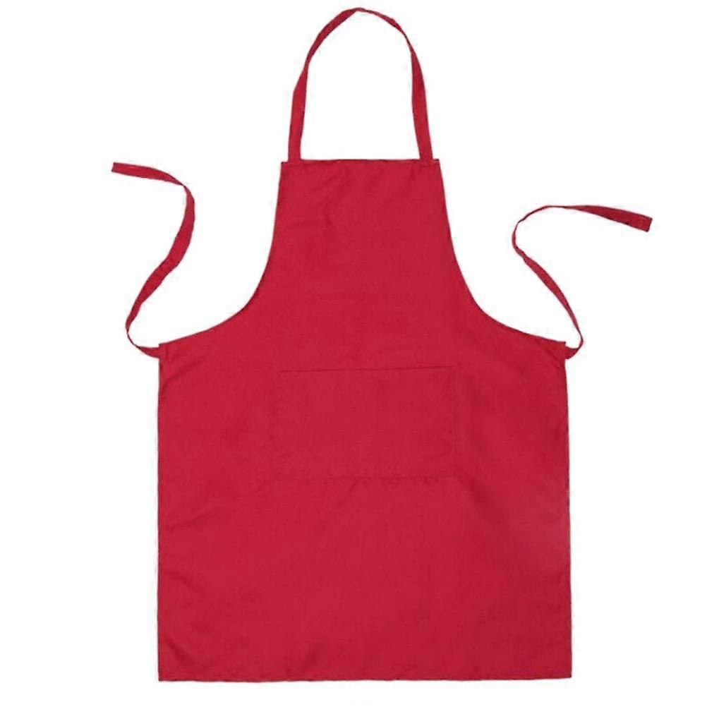 Waterproof Bib Apron Halter-Neck Kitchen Apron for Restaurant 2Pcs