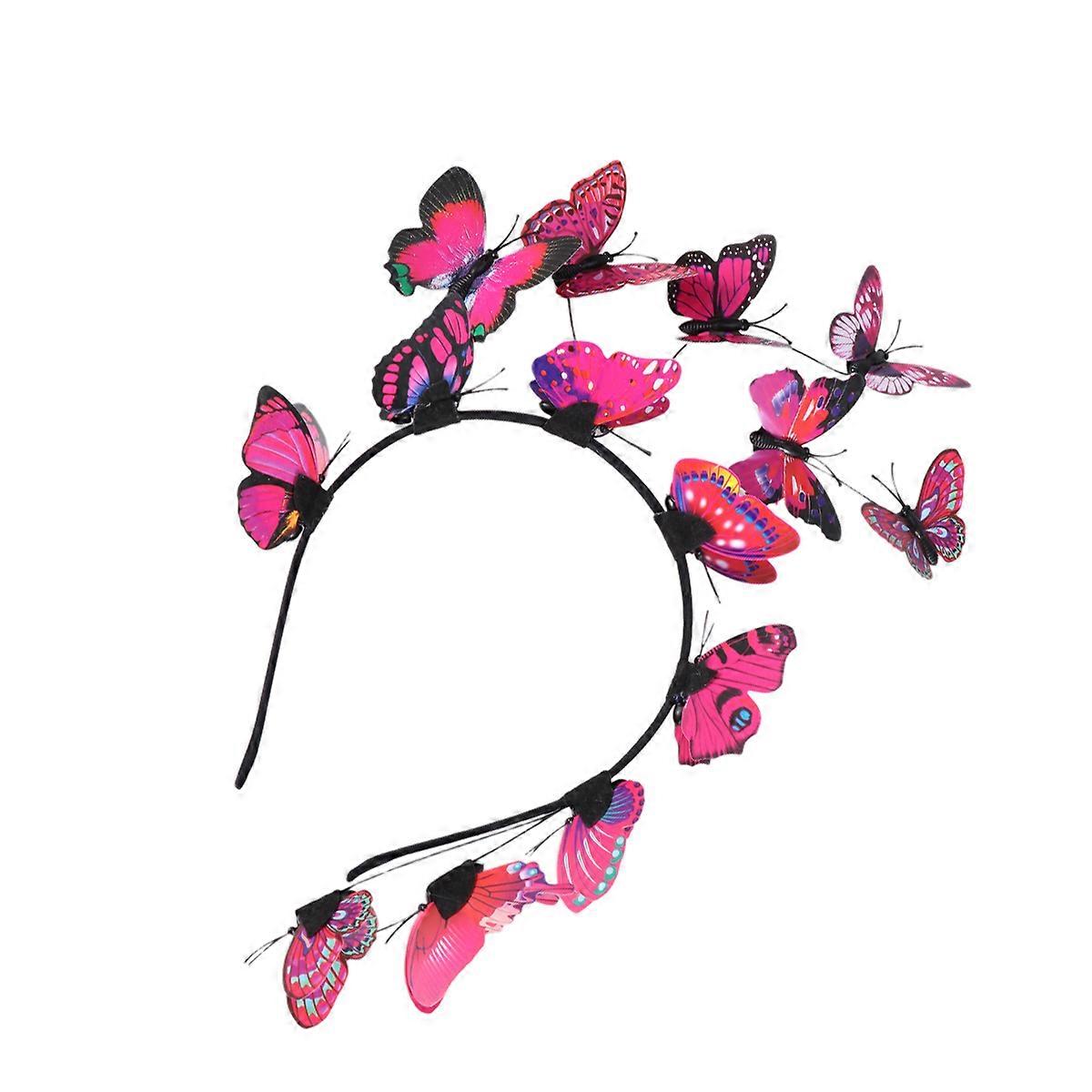 It seems like you're referring to a product description for a **Rosy Butterfly Headband**—possibly looking to optimize it for search or understand