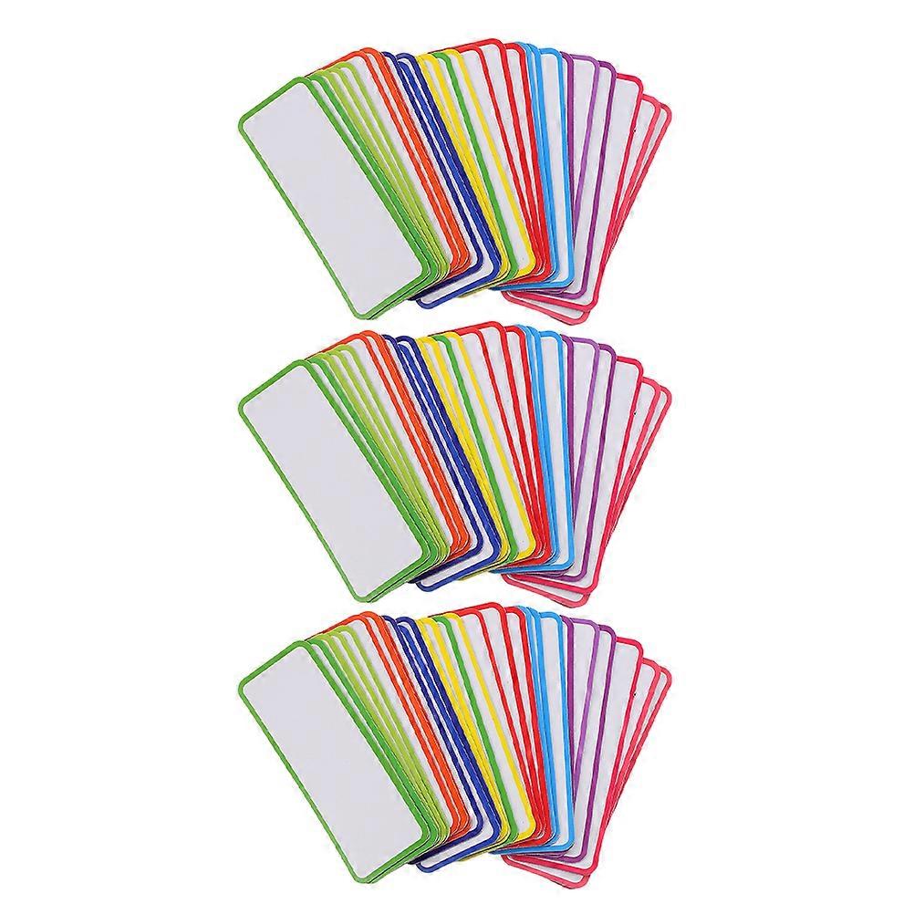 Magnetic Name Tag Dry Erase Labels Reusable For Kitchen Warehouse 81Pcs Self-Adhesive Stickers