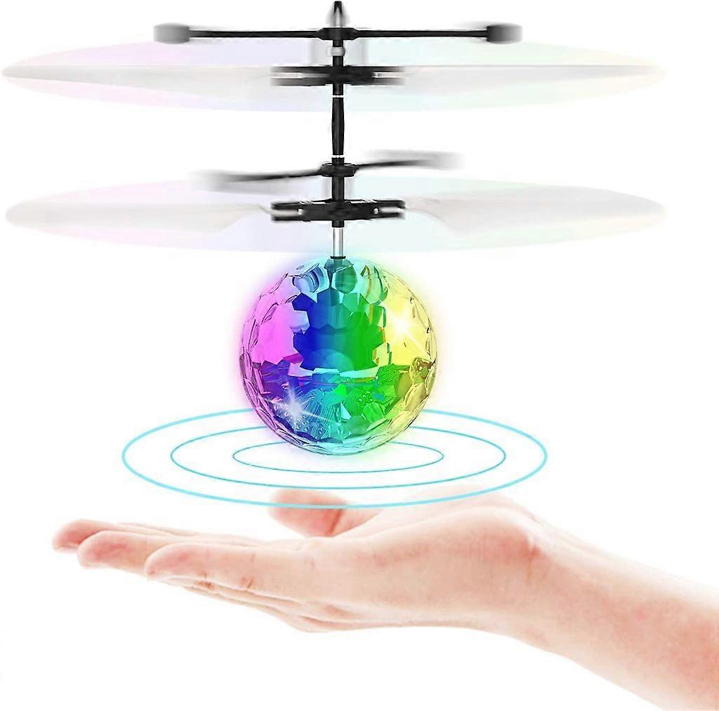 Flying Toy Ball with Infrared Sensing & LED Light, Indoor/Outdoor, for 1-10 Years Old