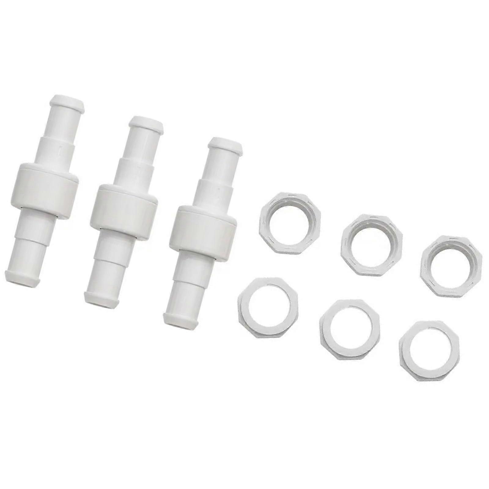 Swivel hose fittings for pool cleaners, replacement parts for 280 3900 pool cleaners, 3 pieces