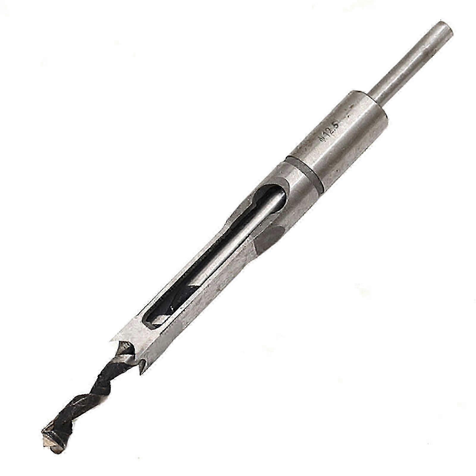 Upgraded 12.5mm Woodworker Square Hole Drill Bit for Mortising Chisel & Carpentry - Essential Woodworking Tool Kit