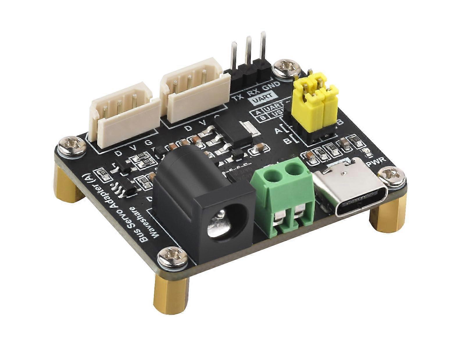 ST/SC Serial Bus Servos Driver Board With Integrated Servo Power Supply And Control Circuit, UART/USB, Up To 253 Servos